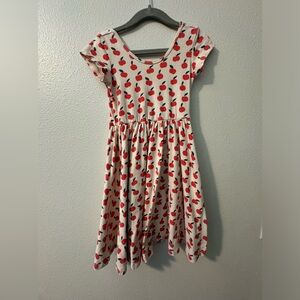 Alice & Ames Fall Apple Print Size 6 Twirl Dress